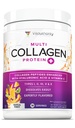 Multi Collagen Peptide Pulver für Frauen - Hydrolysiertes Flavored Collagen Powder für Frauen mit Typen I II III V & X Vitamin C & Hyaluronsäure für Haarhaut und Nägel (Tropical Punch) - 30 Servierungen