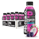 Protein2o hidratációs ital - 2- in1 Folyékony Clear Whey fehérje izolátum és elektrolit ital - 15g protein, Vitamins B5, B6 - edzés utáni helyreállítás - 16.9 Fl Oz - 12 Count Dragon gyümölcs Blackberry