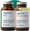 ALGAECAL Bone Builder Pack - Plant Based Calcium Supplement & Strontium - Organic Calcium 750mg mit Vitamin D3 1600 IE, Vitamin K2, Magnesium, 16 Nährstoffe für Knochengesundheit & Dichte (1-Monats-Versorgung)