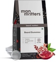 SENTA Man MaterS Beard Gummees for Men 124; 30 Days Pack Wonder124; Thicken Beard, Stimaters Beard Follicles & Improvides Beard Density 124; Biotin, D- aspartic Acid & Creatine
