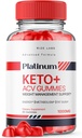 Rize labors Platinum Keto AVC Gummees for Advanced Weight Loss, Supplement for Maximum Strength Gomitas (60 Gummies)