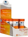 Trace Minerals Max- Hydrate Endurance - Napi energia támogatás kiegészítés - Elektrolit kiegészítés támogatás Izomgörcsök ellen - Supplement to Support Hydration - Narancs, 10 Tabs (80 Servings)