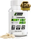 Herbolab Horny Goat Weed kivonat, standardizált 10% Icariin, 250mg x 120 kapszula (AKA Epimedium kivonat, Barrenwort, Bishop 's Hat, Tündérszárnyak, Yin Yang Huo)