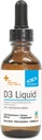 XYMOGEN D3 folyadék - folyadék D-vitamin cseppek D3-vitamin támogatása Immunegészség, Csont- + Szív egészség - 1000 NE VIT D cseppenként - Mikroemulgeált fokozott abszorpció (2.03 oz / 1500 Servings)