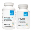 XYMOGEN NiaVasc 750 Tartós felszabadulás Niacin (120 tabletta) + DioVasc támogatás egészséges vénákhoz + mikrocirkuláció (60 kapszula)