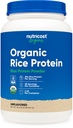 Nutricost Organic Rice Protein Powder (2 LB) - gluténmentes, nem GMO (a Brown Rice-ból)