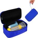 Beautyflier Travel Carrying Case for Portable Nebulizer, Inhaler Spacer for Kids and Surfast, Inhaler Holder Asthma Carrying Bag with Mesh Pocket for Medicine and Other Essentials, Blue (csak az eset)