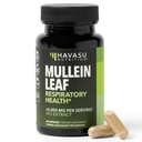Mullein Leveles kapszula légzőszervi egészséghez - 5000mg kivonat 10: 1 tüdő támogatás és immunfunkció - 30 Count - Vegan, nem-GMO kapszula - gyógynövény kiegészítés napi wellness - 1 hónap ellátás