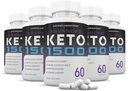 (5 csomag) Advanced Keto 1500 Keto Pills 1275MG New & Javított Forma tartalmaz Apple Cider Vinezar Extra Virgin Olive Oil Powder Green Tea Level 300 kapszula