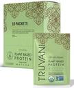 Truvani Vegan Pea Protein Promotion 124; Matcha 124; 20g Organic Plant Based Protein - 124; Single Serving Travel Packets