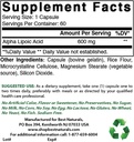 Best Naturals Alpha Lipoic Acid 600 mg & Selenium 200 µg