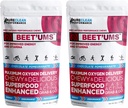 BeET 'UMS Beet Chews - Prémium szerves méhlé por kiegészítés - Nitric Oxide Energy & Blood Flow keringési támogatás - Real Chocolate Gomegranate Health Chews 7 Superfoods (2)