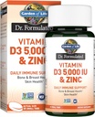 Garten des Lebens Quercetin Zink Einmal täglich Immununterstützungsergänzung mit Vitamin D3 für Knochengesundheit, Brustgesundheit und Hautgesundheit – Dr Formuliert – Glutenfrei, Non GMO – 30 Mini Tabs