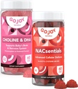 NAC 600mg + kolin & DHA gumik Bundle - Táplálkozási támogatás a napi wellness