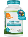Zahler AllerBreez Immunrendszer támogatási formula C-vitamin, Quercetin, B5-vitamin, MSM & Stinging Nettle - Szezonális és évforduló Immunszuppresszív Supplement, Dhist Allergia kiegészítés (90 kapszula)