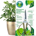 Prémium háztartási gépek Screamed 124; 100% Rozsdamentes acél, Ultra- Precise Garden Clippers for Propagation & Trimated