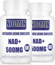 800MG Liposomal NAD + TMG 300MG-vel, tényleges NAD + kiegészítéssel, superior abszorpciós boost NAD Plus cellaenergia, egészséges öregedés és izom javítás 120 kapszula (2-es csomag)
