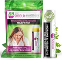 Migrén Relief and Fejfájás Relief Balm Stick Roll On - 100% Szerves Herbal Balm - Gyors megkönnyebbülés a fejfájás, Migrén, Stuffy Orr Congestion, Neck Tension - No Mellékhatások Vapor Rub
