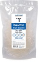 Nutricost üres kapszula Zselatin mérete 1-1000 Tiszta üres '1' gél kapszula - Kosher, nem-GMO, szója mentes, glutén mentes