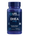Life Extension Lítium 1000 mcg és DHEA 25 mg - Brain Health, Anti-Aging, Longevity, Immune & Sexual Health Supplements - 100 Count Each