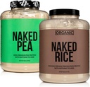 NAKED Vegan Protein Bundle: 5LB ízesítetlen borsó és 5LB szerves rizs