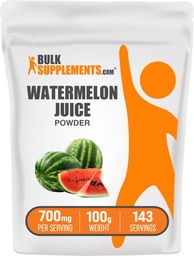 BulkSupplements.com Görögdinnyés lé por - görögdinnye gyümölcs, gyümölcspor, hidratációs kiegészítés - 700mg per szerving, 100g (3.5 oz) (1-es csomag)