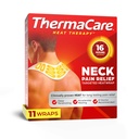 TermaCare Heat Wraps for Neck & Shoulder Pain Relief - Portable Adhesive Heating Pad with 16- Hour ThermaCare Heat - Drug- Free Muscle & Joint Soothing Patches - Big - 11- Count