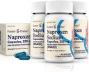 Foster & Thrive Folyékony Gels Naproxen Nátrium- 220mg NSAID fájdalom Reliever Láz csökkentő, 40 Gels, (3-as csomag)