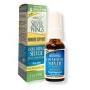 Természetes út ezüst szárak kolloid ezüst 150ppm (750mcg) w / Olive Leaf - Immuntámogató kiegészítés - 1oz Spray