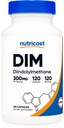 Nutricost DIM (Diindolilmetán) Plus BioPerine 300mg, 120 Vegetáriánus kapszula - 4 hónapos ellátás, Max Strength DIM kiegészítés