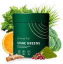 Eimere 124; Shine Greens datolyas 124; Plant- Based Superfood Greens Powder for Gut Health