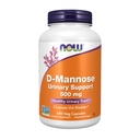 NOW Foods Supplements, D-Mannose 500 mg, Non-GMO Project Ellenőrzött, Egészséges vizeletürítő *, 240 Veg kapszula