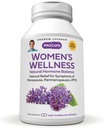 ANDREW LESSMAN Women 's Wellness 60 kapszula - Természetesen enyhíti a PMS, Menopauza és Perimenopauza tünetek, a Soy Isoflavones, EGCG, Cranberry, Brokcoli és több. Könnyen nyelhető kapszula