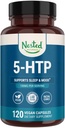 Nested Naturals 5- HTP 100 mg (5- hidroxitriptofán) - Alvás és hangulattámogatás - 5HTP kiegészítés természetesen Sourced szerotonin - 120 Non-GMO, Vegan kapszula