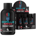Gorilla elme energia shots (Pack of 6) - Fókusz és energia, Sugar-Free, Fast- Action, Potent Formula with Vitamins & Natural Extracts (Black Cherry Vanilla)