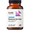PureFormulas Balance for His - Hormonegyensúly Nők számára - DIM, Fekete Cohosh, Kalcium D- Gluculate, EGCg Green Tea kivonat & Chase Fa kiegészítés hangulattámogatás & ösztrogén metabolizmus - 120 kapszula
