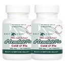EAST PARK d- Lenolate Plus Cold & Flu Homeopathic Remedy for Survents & Kids 124; Immun System Booster with Olive Leaf Extract, Neem Leaf Extract & Echinacea