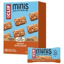 CLIF BAR Minis - Crunchy Mogyoróvaj - Szerves zabból készült - 5g fehérje - Non-GMO - Plant Based - Snack- Size Energy Bars - 0.99 oz. (20 csomag)