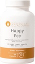 ZENZSUAL Happy Pee - Vizeleti Tract Support Organic Cranberry és D- Mannose - Átfogó húgyúti fájdalom enyhítő támogatás nőknek - 120 kapszula