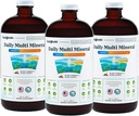 LIQUIDHEALTH Tägliche Multi Mineralflüssigkeitsergänzung mit Fulvic Säure, Pflanzenbasierte Ionic Aquamin Sea Trace Ocean Minerals - Immununterstützung, Energie, Gut Health, Detox - Made in USA, Vegetarisch (3 Pack)