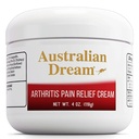 Australian Dream Arthritis Pain Relief Cream - Soothing & Non- Greasy - Powerful Topical Arthritis Pain Relief - Jó izmos Aches vagy ízületek - 4 oz Jar