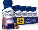 Magas fehérjetartalmú tejcsokoládé-táplálék biztosítása Shake, Kész inni, 16 g fehérje és 27 vitaminok és ásványi anyagok, 8 fl oz, 24 csomag