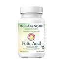 Dr. Clark folsav (B9-vitamin) kiegészítés - 1 mg, 100 Zselatin kapszula, esszenciális B-vitamin napi egészségügyi