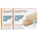 WonderSlim Protein és Fiber Bar Bundle, Fluffy Sózott Toffee Pretzel & Fluffy Nutter