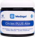 Circles Plus Aloe Hydrogel Pads - 124; Instant cooling and Soothing Relief for Nursing Pain, Blisters, Bug Bites, Minor Burns and Chafish - 124; 48ct Circular Pads
