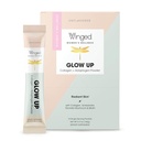 Winged Glow Up Collagen Promote 124; Better Hair, Skin, Nails For Women Wife - 124; Grass Fed Collagen Peptides W / Adaptogen Schisandra, Snow Mushroom, C-vitamin & Biotin) 124; Nem ízesített, Non Gmo, 15 gróf