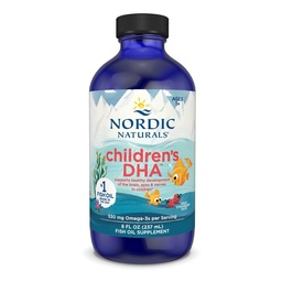 Nordic Naturals Children 's DHA, Strawberry - 8 oz for Kids - 530 mg Omega3 EPA & DHA - Brain Development & Function - Non-GMO - 96 Servings