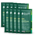 Suja Organic Greens Powder Probiotic Blend, Spirulina, Napi Superfood Drink vagy Smoothie Mix immun támogatás, emésztés, & Energy, Vegan, Gluten Free, Nem GMO, 10 szerváció