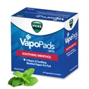 Vicks VapoPads Original Menthol Scent - Vapor Pads Refill Vicks párologtatók és gőzinhalátorok, Scent Pad a fojtogatásra és köhögés enyhítésére, 20- Pack, Box Color May Vary