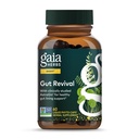 Gaia Kräuter Gut Revival - Kräuter Verdauungsergänzungsmittel zur Unterstützung Gut Gesundheit - Hergestellt mit Astragalus, Gotu Kola, Jujube &amp; More - Frei von Dairy, Soy & Gluten - 60 Vegan Kapseln (60 Servietten)